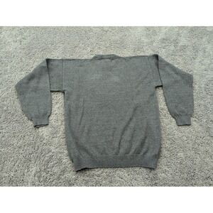 Vintage John Ashford Golf‎ Sweater Mens Medium Gray Pullover Argyle